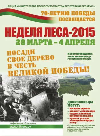 В Беларуси с 28 марта по 4 апреля пройдет акция «Неделя леса — 2015». фото