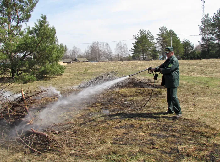 В Беларуси проходит испытание новое средство для тушения пожаров. фото