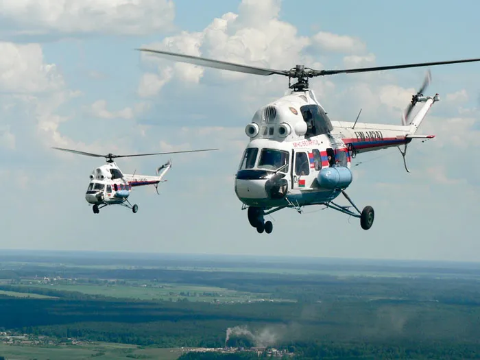 Было задействовано два вертолета — Ми­8 и Ми­17 с водосливными устройствами и патрульный Ми­2. фото