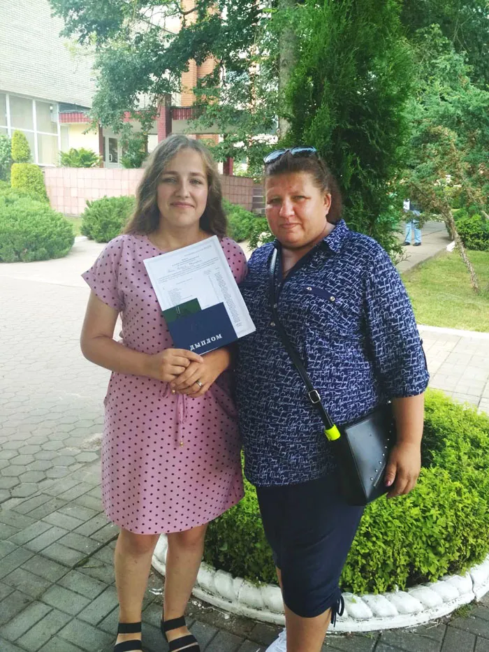 Светлана БАЁК с дочерью Марией. фото