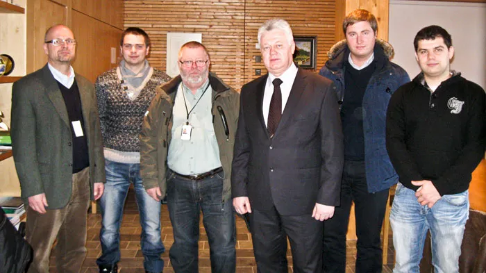 Белорусская делегация вместе с финскими коллегами. фото