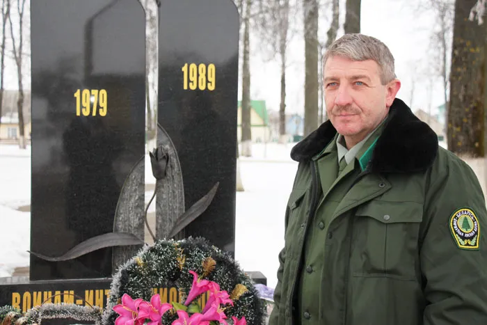 Ляснік Леанід Каросцік служыў у Афганістане. фота