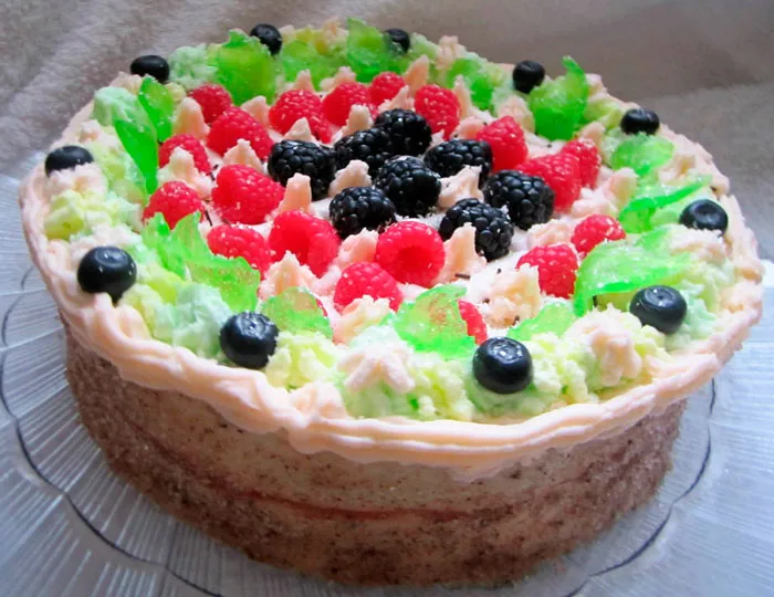 Мыльный тортик «Лесные ягоды». фото