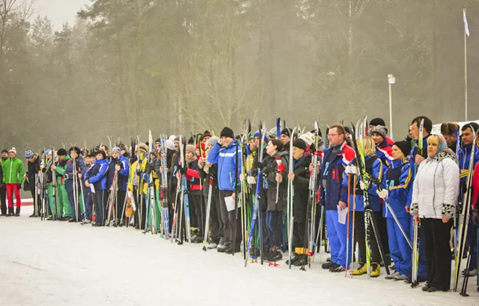 Работники лесных хозяйств приняли участие в областной спартакиаде по лыжным гонкам. фото